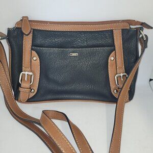 Chaps by Ralph Lauren Crossbody Bag Brown and Black * Chaps Purse * Shoulder Bag